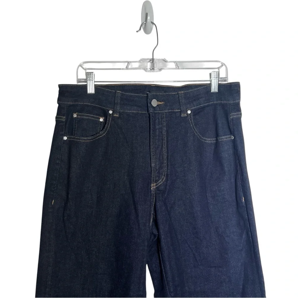 Universal Standard Dark Blue Cuffed Jeans NWT Size 10